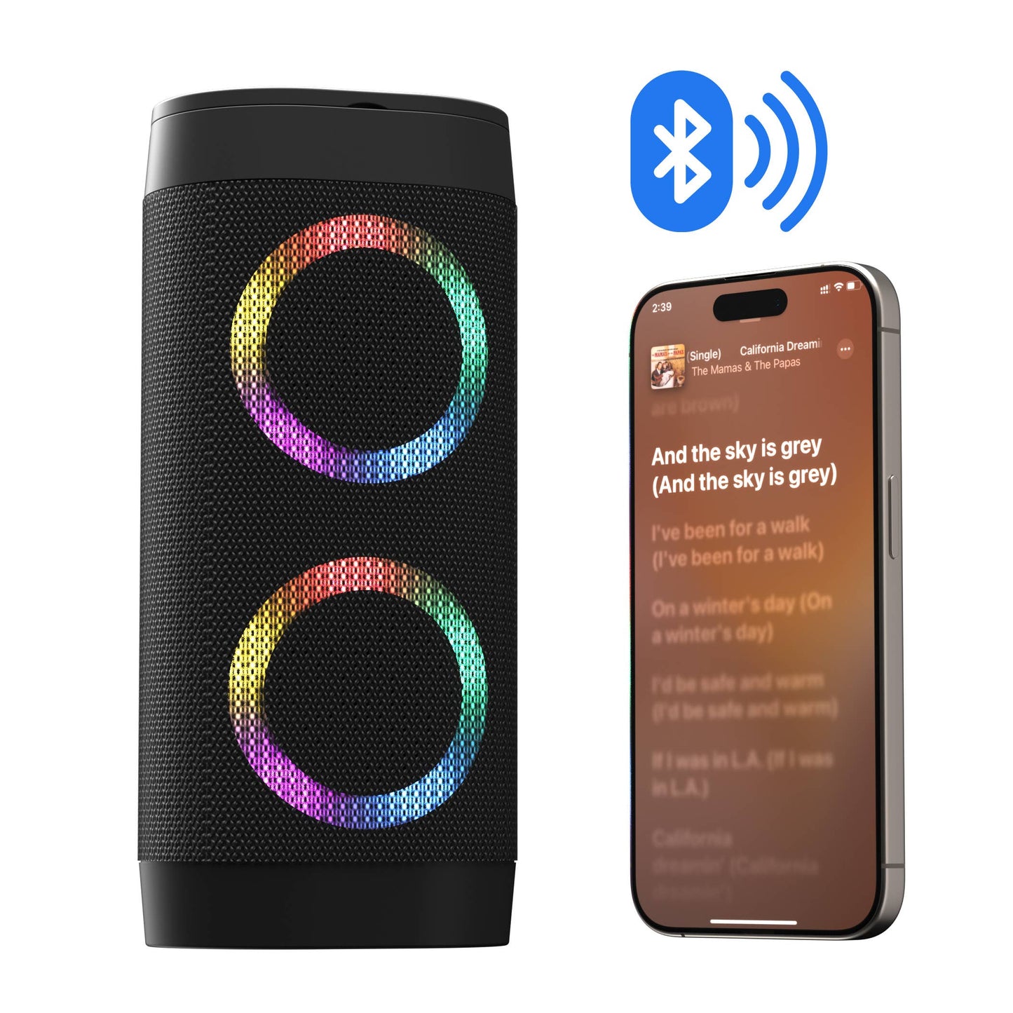 Bluetooth LED Lights | Loud Speaker